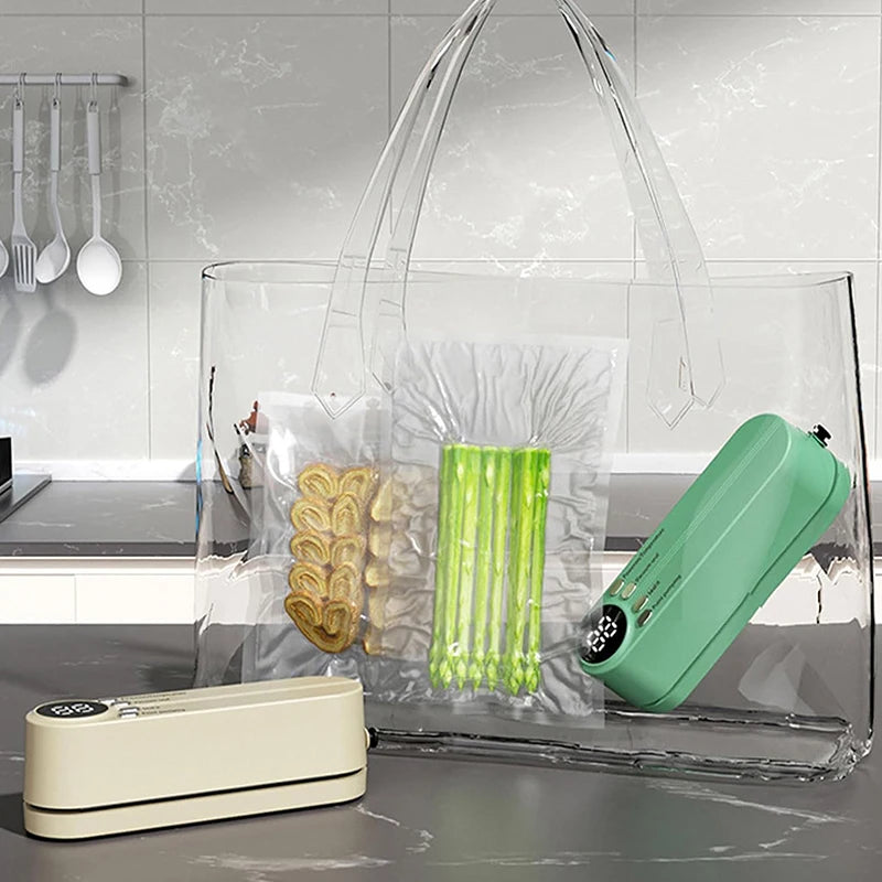 Vacuum Sealer Machine – Airtight Food Saver for Fresh Storage + Free Bags! - TekLuvers