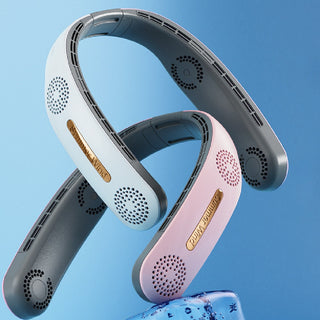 Bladeless Neck Fan – USB Rechargeable & Foldable - TekLuvers