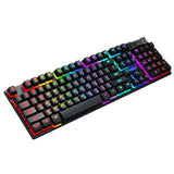 Luminous Gaming Keyboard – Wired, RGB & Responsive - TekLuvers