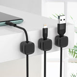 Magnetic Cable Clip – Adjustable Under-Desk Wire Organizer - TekLuvers