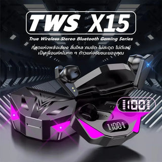 X15 TWS Gaming Earbuds – Wireless, 9D Stereo Sound & Built for Gamers! - TekLuvers
