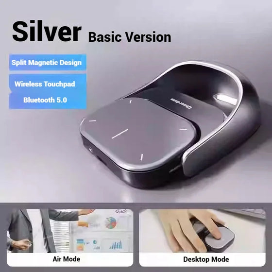 AI Smart Bluetooth Mouse – Laser Pointer, Touchpad & Voice Control