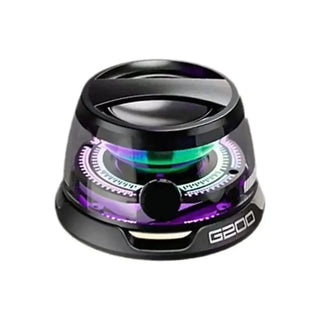 G200 Mini Magnetic Bluetooth Speaker – RGB Lights & Built-In Phone Holder! - TekLuvers
