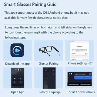 BlueLight Audio Smart Glasses - TekLuvers